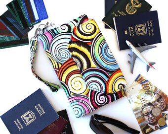 Family Travel Wallet - Family Passport Holder - Family Passport Wallet - Passport Organizer - large travel wallet - large passport holder