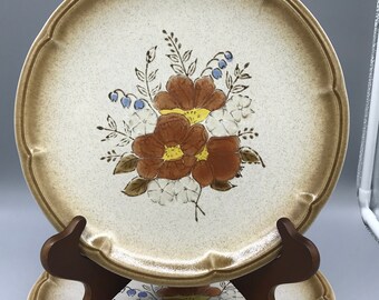 Sunglow Provincial Stoneware Styled By Mikasa/ 1970’s Floral Dinnerware
