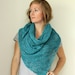 KNITTING PATTERN // McMilne Shawl // mesh lace triangular -- PDF