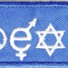 Coexist Iron On Patch 1.25 x 4 inch Free Shipping P2958