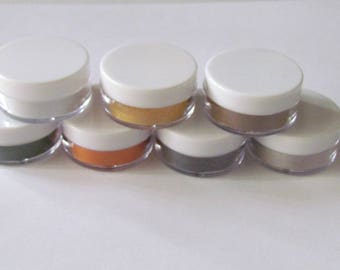Enamel kit - Fall Color Kit - Starter Kit - set of 7 -Enameling Torching Supplies - Thompson enamel - metalsmithing - fire torching supplies