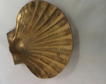 Brass Shell Dish - Brass Shell Tray