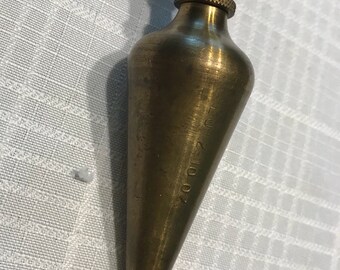 Vintage lutz brass Plumb Bob