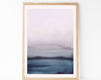 OVERSIZED Print, Large Watercolor PRINTABLE Art, 24x36 Abstract Printable Art, Large Wall Art, 24x36 Print, Bedroom Print