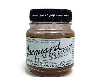 Feather, silk, wool, cashmere and Yarn Dyes - OLIVE Jacquard Acid Dyes - 1/2 Oz : 3740