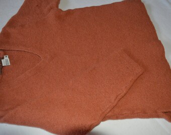 sweater, felted wool