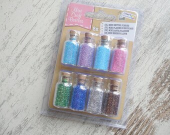 Mini craft bottles "glitter"