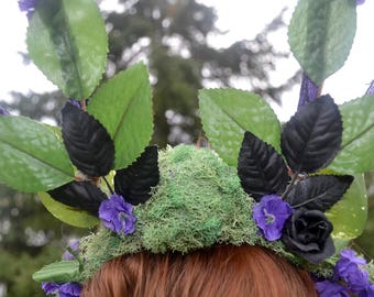 Moss Queen Hand Crafted Head-Piece / Crown