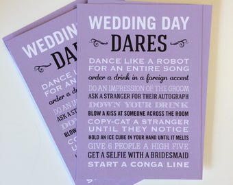 Wedding Dares Cards (pack of 4)