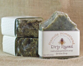 Dirty Rascal Soap || Artisan Soap || Mechanics Soap || Gardeners Soap || Vegan Soap || Exfoliating Soap || Palm-Free Soap
