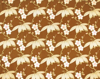 1 YARD Amy Butler Midwest Modern Trailing Cherry in Brown