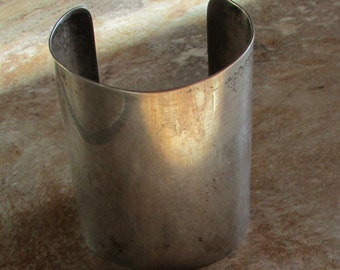 3" Wide Sterling Silver Cuff Bracelet