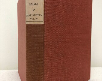 Emma Jane Austen Second Edition, 1926, Oxford University Press