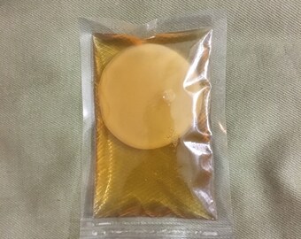 Kombucha Scoby with starter "Mother" in a vacuumed sealed bag with instructions.