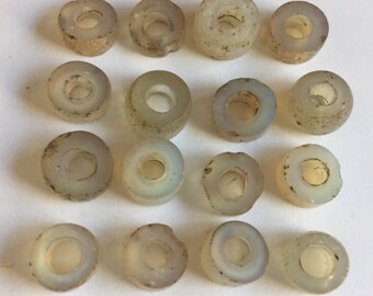 Vintage African Glass Trade Beads - 16 beads