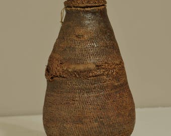 Jug African Rendille Woven Milk Kenya Handmade Treasured Ceremonial Camel Drinking Jug