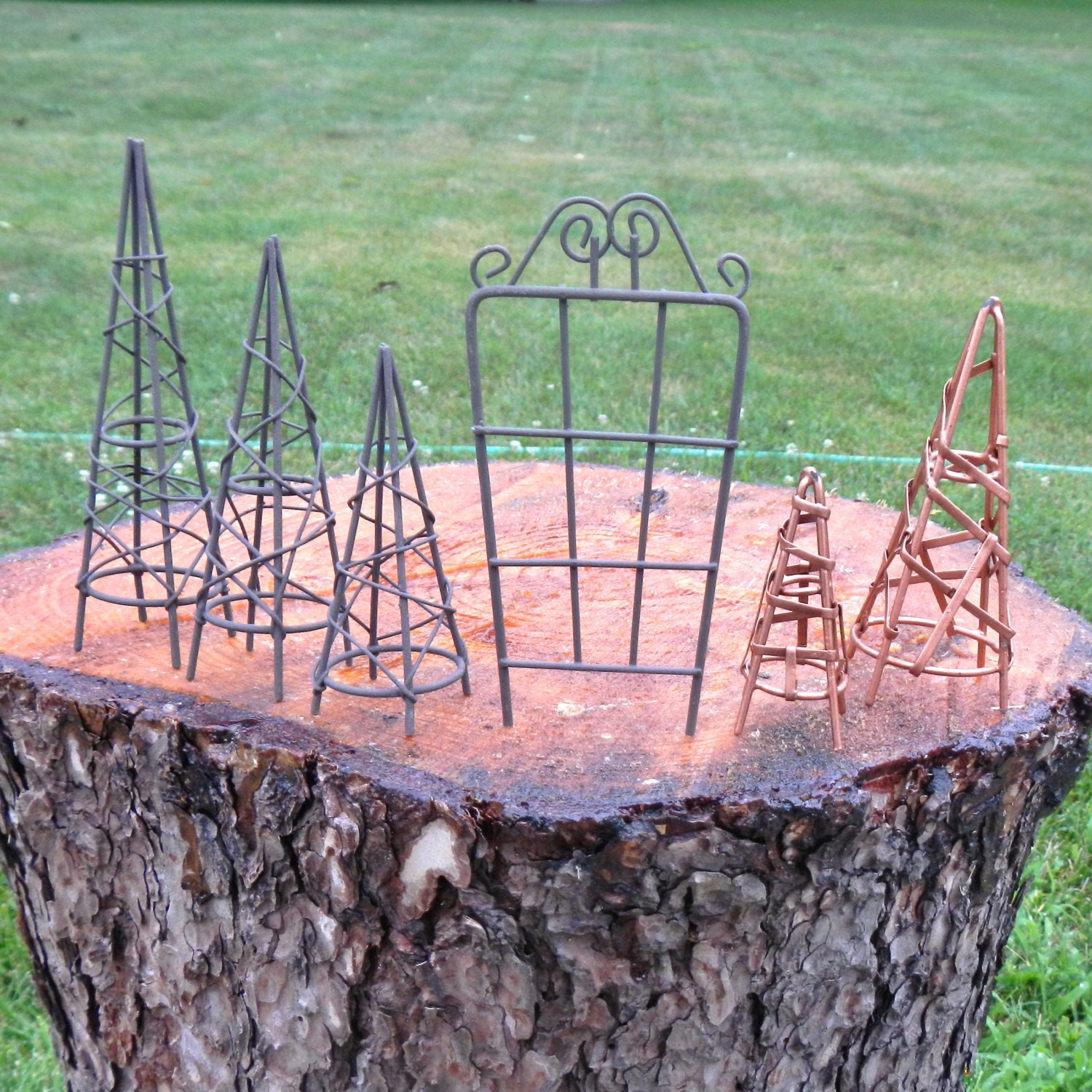 Miniature Garden Obelisk Trellis assorted styles and