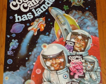 Rare Vintage 1970s Cosmic Candy Poster