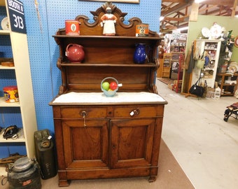 Antique buffet server