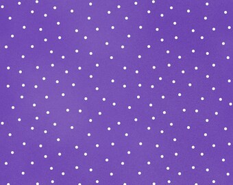 Scattered Dots - Purple by Maywood Studio (8119-V) Cotton Fabric Yardage
