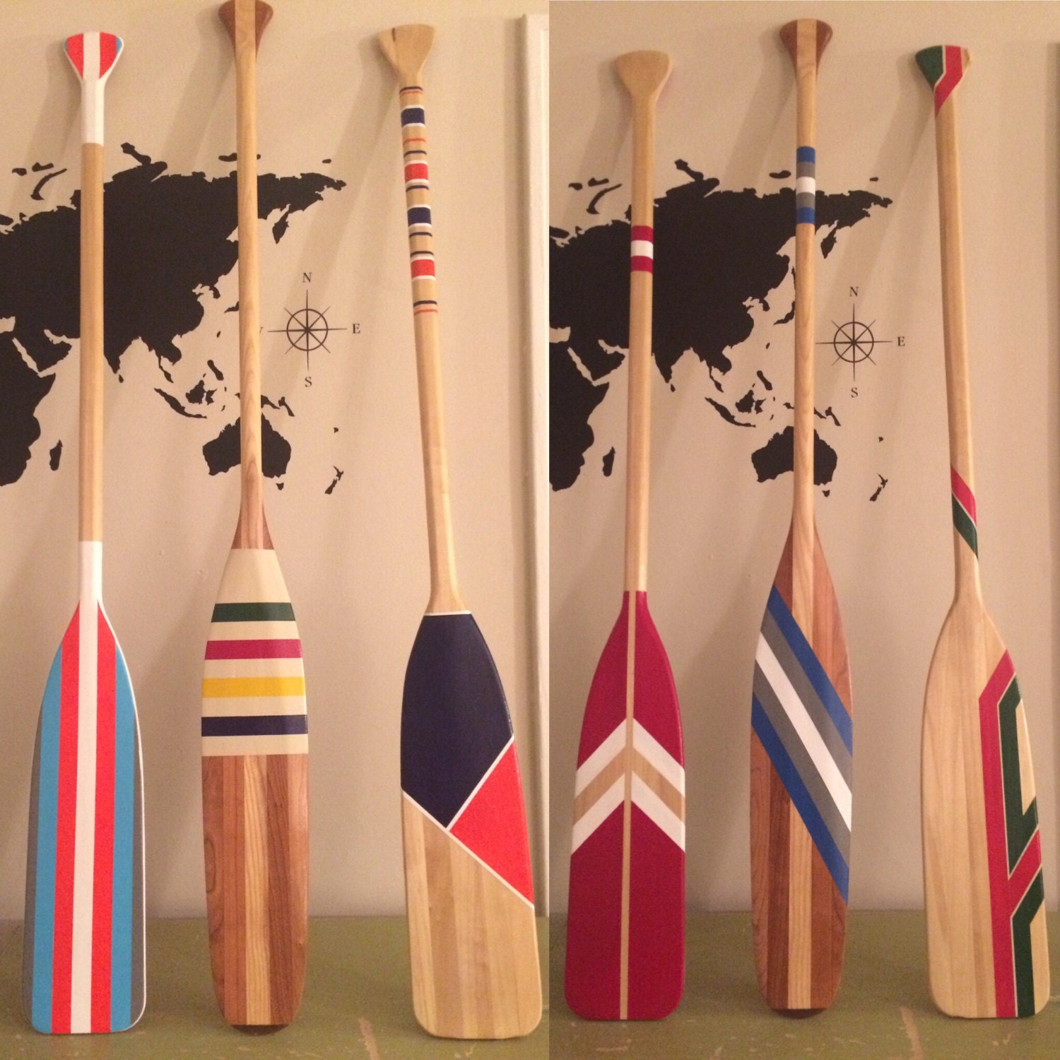 57 canoe paddle decorative oar christmas gift home