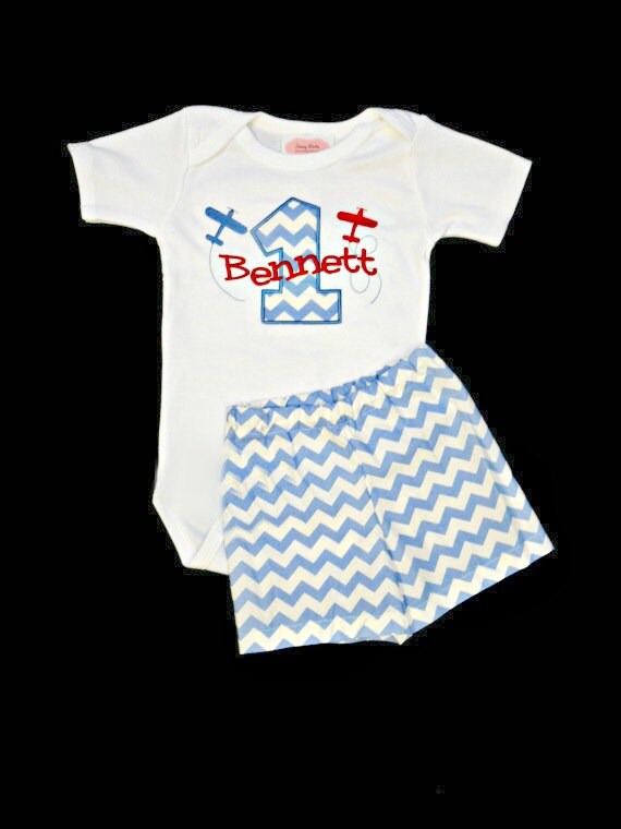 Personalized Baby Boys First Birthday Outfit Cake Smash Outfit