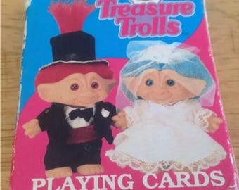 Treasure Trolls Playing Cards vintage 1992