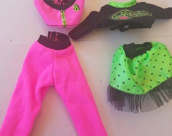 vintage 80's Barbie outfits