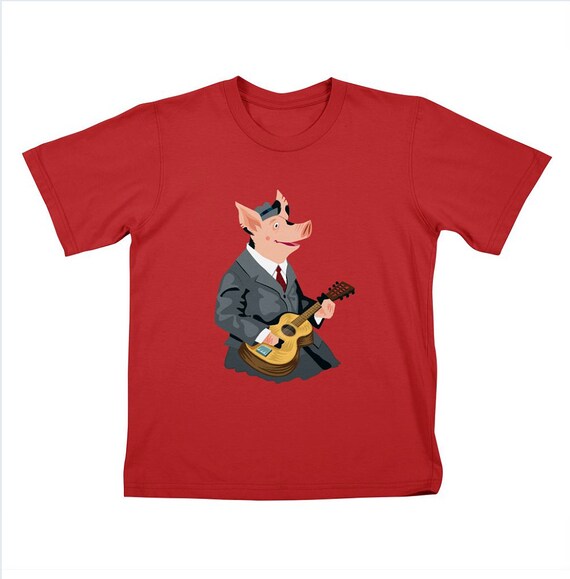 Smokey Hogg Mcghee - Children's T-shirt / Tee - by Oliver Lake - iOTA iLLUSTRATiON