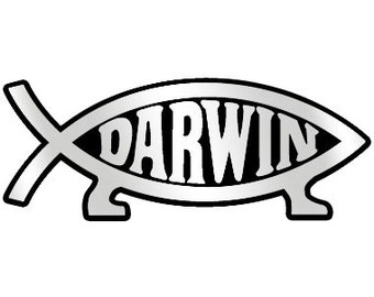 Darwin Fish Auto Emblem