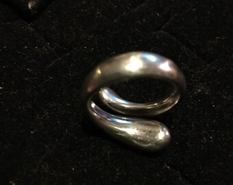 Tiffany and Company bypass silver ring