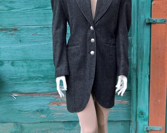 Vintage Red River Denim Frock Coat