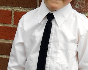 Black Skinny Tie - Infant, Toddler, Boys- 2 weeks before shipping