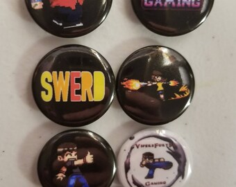 X-Bit Gaming Button Pin Set