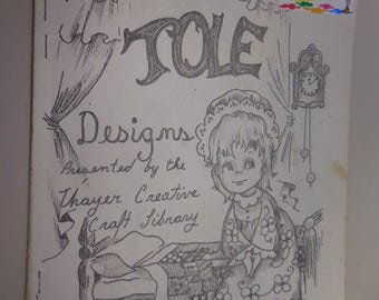 Vintage Tole Painting Pattern Book