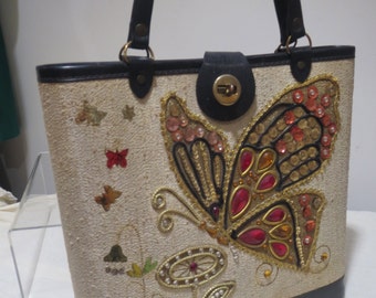 1960S Fabulous Butterfly Fancy Bag in an Enid Collins Style