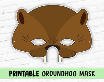 Halloween Mask Printable Mask Tree Mask Party Mask Groot