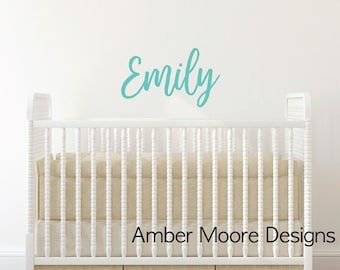 Personalized Childrens Wall Decal - Girls Name Wall Decal - Nursery Wall Decal - Personalized Name Decal - Vinyl Wall Decal - Girls Name