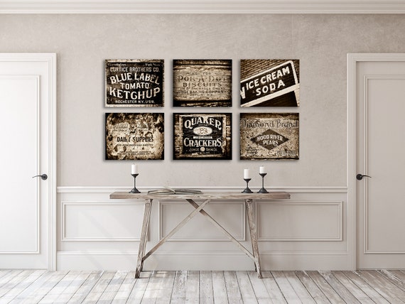 Kitchen Decor Prints Or Canvas Art Rustic Wall Set Of 6 Black And White Country Farmhouse Kitchen Decor Prints Or Canvas Art Rustic Wall Set Of 6 Black And White Country Farmhouse