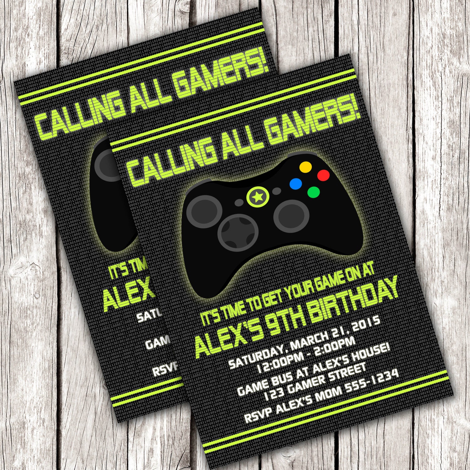Gamer Invitation Template Free Gamer Invitation Template Free