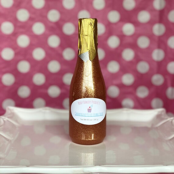 Champagne Bubble Bath Bubble Bath Rose Gold Party Favor