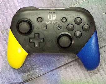 Nintendo Switch Pro Controller-Yellow and Blue-Or- Pick Your own Colors