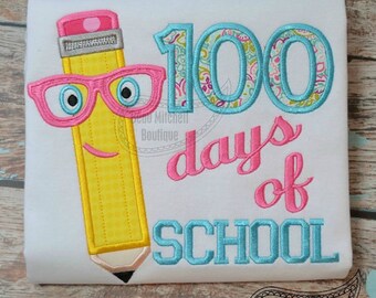100 days of School Pencil