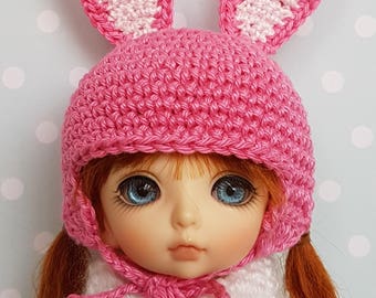 Lati/PukiFee Hat Pink Bunny