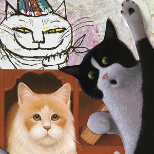 Cat Ephemera pack 40 pieces Vintage Kitties Illustration Kittens Smash Book Junk Journal Paper Scrapbooking Collage