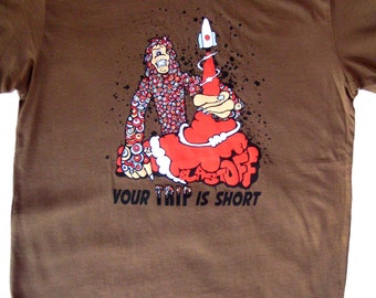Martian Monster Screen Print - Phish Lot Shirt- District Soft T Shirt w/ 5 Color Screen Print