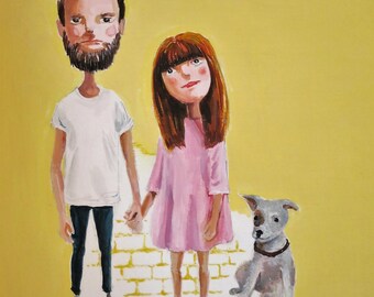 Custom Portrait Illustration with your Pet by EkakiElly