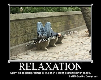 RELAXATION Motivational Poster 11 x 14