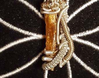Orange Kyanite Pendant