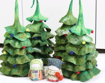 Felted Christmas tree
